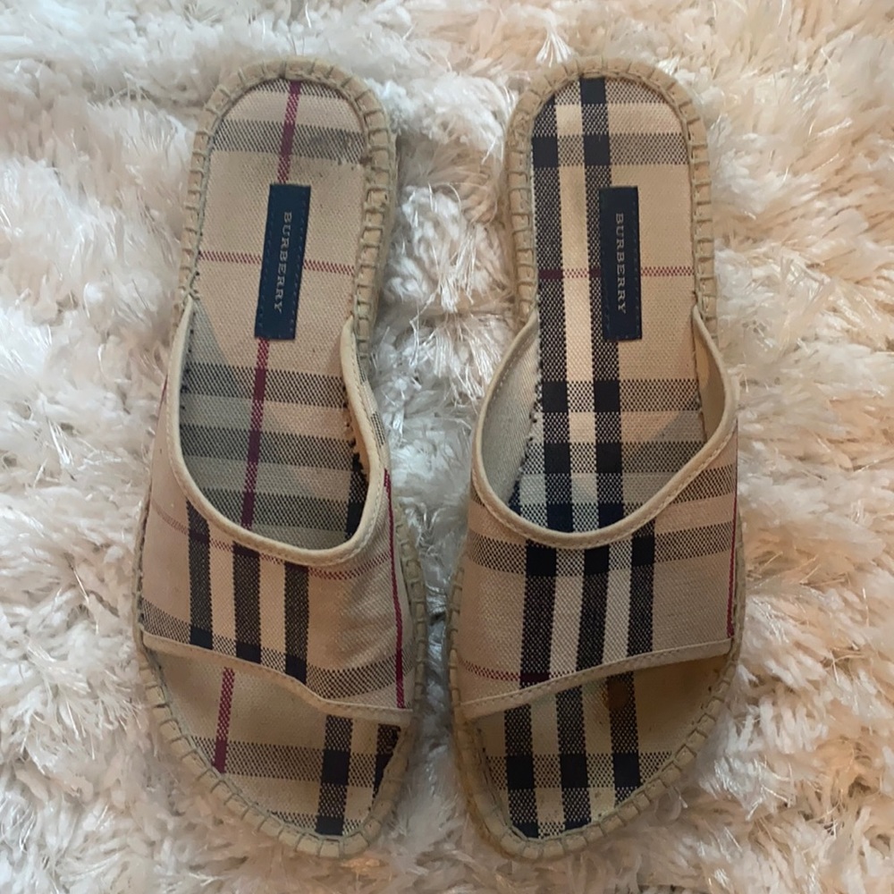 Burberry slides